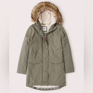 Abercrombie Olive Green Parka